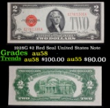 1928G $2 Red Seal United States Note Grades Choice AU/BU Slider