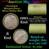 ***Auction Highlight*** Manufactures Hanover Trust Shotgun 1883 & 'S' Ends Mixed Morgan/Peace Silver