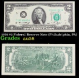 1976 $2 Federal Reserve Note (Philadelphia, PA) Grades Choice AU/BU Slider