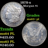 1878-s Morgan Dollar $1 Grades Select Unc+ PL