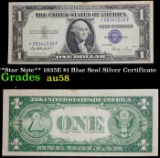 **Star Note** 1935E $1 Blue Seal Silver Certificate Grades Choice AU/BU Slider