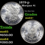 1879-p Morgan Dollar $1 Grades Choice+ Unc