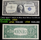 **Star Note** 1957A $1 Blue Seal Silver Certificate Grades vf+