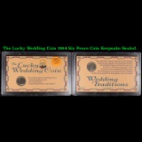 The Lucky Wedding Coin 1964 Six Pence Coin Keepsake Sealed.