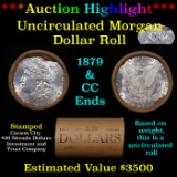 ***Auction Highlight*** 1879 & CC Uncirculated Morgan Dollar Shotgun Roll (fc)