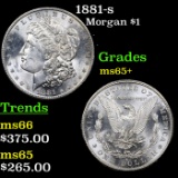 1881-s Morgan Dollar $1 Grades GEM+ Unc