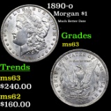 1890-o Morgan Dollar $1 Grades Select Unc