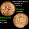 1957-d Lincoln Cent Mint Error 1c Grades Choice Unc BN