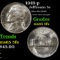 1943-p Jefferson Nickel 5c Grades GEM 5fs