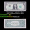 **Star Note** 1963B $1 'Barr Note' Federal Reserve Note Grades f, fine