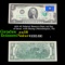 1976 $2 Federal Reserve Note 1st Day of Issue, with Stamp (Philadelphia, PA) Grades Choice AU/BU Sli