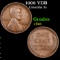 1909 VDB Lincoln Cent 1c Grades vf+