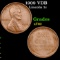 1909 VDB Lincoln Cent 1c Grades xf