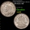 1945 Great Britain 6 Pence Sixpence, Silver KM-852 Grades Choice AU/BU Slider