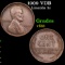 1909 VDB Lincoln Cent 1c Grades vf++