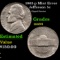 1963-p Jefferson Nickel Mint Error 5c Grades Choice Unc