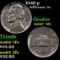 1940-p Jefferson Nickel 5c Grades GEM+ 5fs