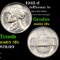1943-d Jefferson Nickel 5c Grades GEM 5fs