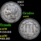 1867 Three Cent Copper Nickel 3cn Grades Select AU