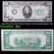 1934 $20 Green Seal Federal Reserve Note (Philadelphia, PA) Grades f, fine