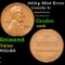 1959-p Lincoln Cent Mint Error 1c Grades Choice AU/BU Slider