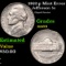 1962-p Jefferson Nickel Mint Error 5c Grades Choice Unc