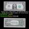 Group of 5 **Star Note** $1 Federal Reserve Notes, Series 1963 to 2009, XF to AU Grade Grades Select