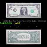 1963B $1 'Barr Note' Federal Reserve Note Serial # E00590015G Grades Select CU