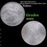 1902-1903 Matchless Metal Polish Liverpool Date Coin Grades Choice Unc