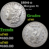 1894-o Morgan Dollar $1 Grades xf