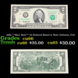 1995 **Star Note** $2 Federal Reserve Note (Atlanta, GA) Grades Gem+ CU