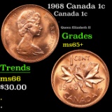 1968 Canada 1c Grades NG
