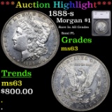 ***Auction Highlight*** 1888-s Morgan Dollar $1 Grades ms63 By SEGS (fc)