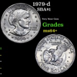 1979-d Susan B. Anthony Dollar $1 Grades Choice+ Unc