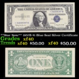 **Star Note** 1957B $1 Blue Seal Silver Certificate Grades xf