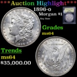 ***Auction Highlight*** 1896-o Morgan Dollar $1 Graded Choice Unc By USCG (fc)