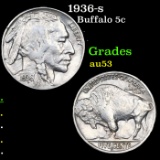 1936-s Buffalo Nickel 5c Grades Select AU