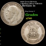 1929 Great Britain 1 Shilling Silver KM-833 Grades xf