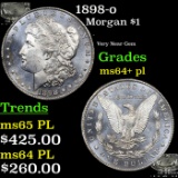 1898-o Morgan Dollar $1 Grades Choice Unc+ PL