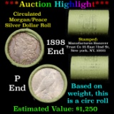***Auction Highlight*** Manufactures Hanover Trust Shotgun 1898 & 'P' Ends Mixed Morgan/Peace Silver