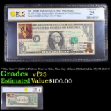 PCGS **Star Note** 1969D $1 Federal Reserve Note, First Day of Issue (Philadelphia, PA) FR-1907-C Gr