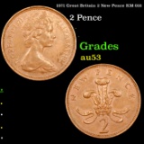 1971 Great Britain 2 New Pence KM-916 Grades Select AU