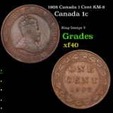 1908 Canada 1 Cent KM-8 Grades xf