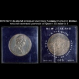 1970 New Zealand Decimal Currency Commemorative Dollar, second crowned portrait of Queen Elizabeth I