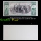 Proof 1863 $5 Massachusetts National Bank Note - Reverse BEP Intaglio Souvenir Card B-159, ANA '92 G