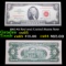 1963 $2 Red seal United States Note Grades Gem CU