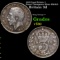 1918 Great Britain 3 Pence Threepence Silver KM-813 Grades vf++