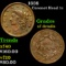 1838 Coronet Head Large Cent 1c Grades xf details