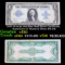1923 $1 large size Blue Seal Silver Certificate, Signatures of Woods & White FR-238 Grades vf++
