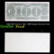 Proof 1890 $100 Treasury Note - BEP Intaglio Souvenir Card Grades Proof